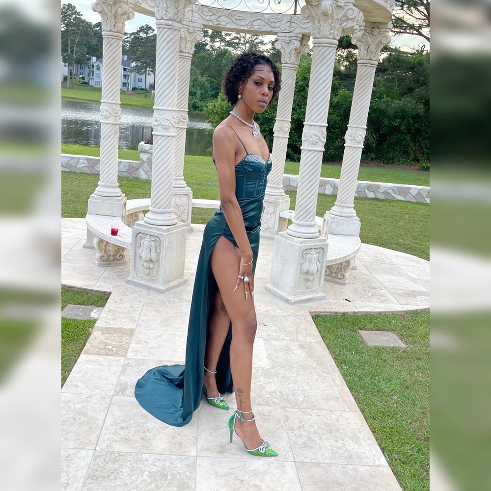 Dream Girl Satin Maxi Dress
